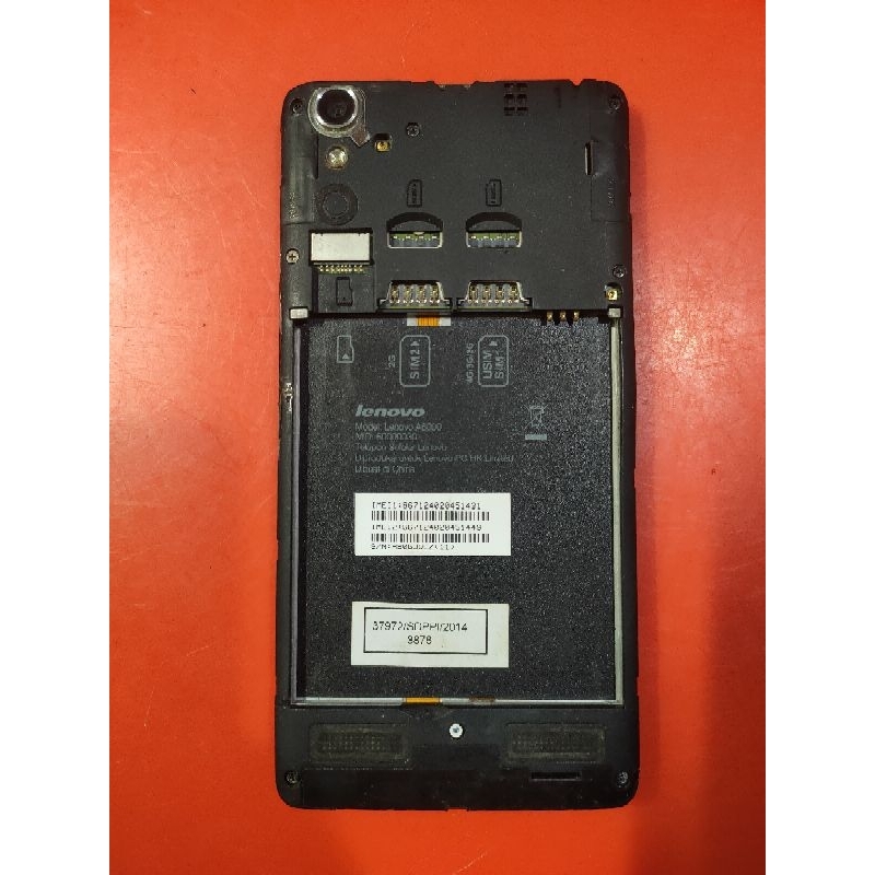 mesin lenovo A6000 hidup normal