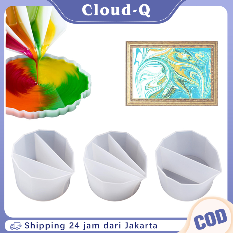

Gelas Silikon Mencampur Warna Resin Mixed Cup Gelas Tuang Resin Untuk Membuat Resin Gelas Resin