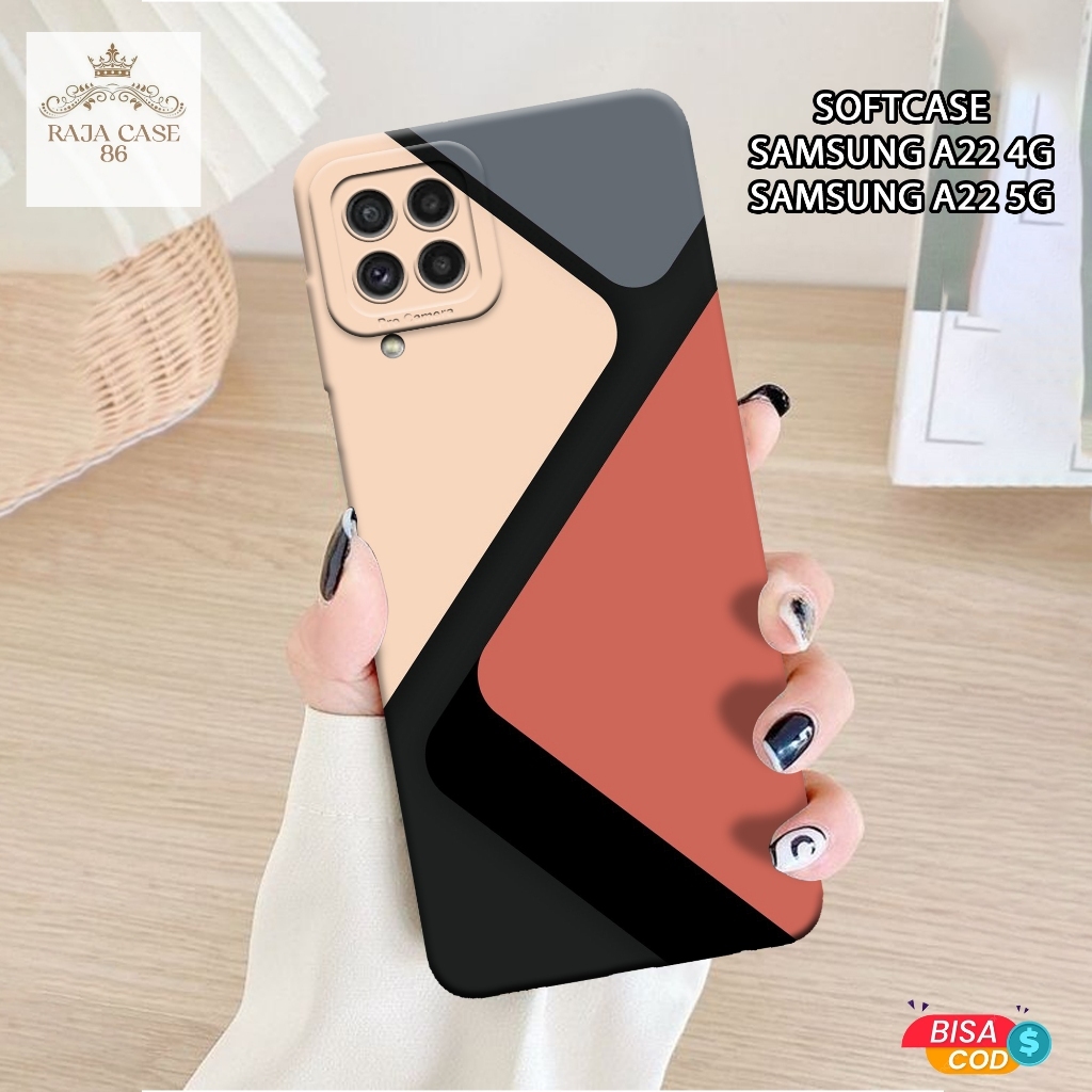 Case Samsung Galaxy A22 4G / Samsung Galaxy A22 5G - Rajacase - casing Samsung Galaxy A22 4G - Motif