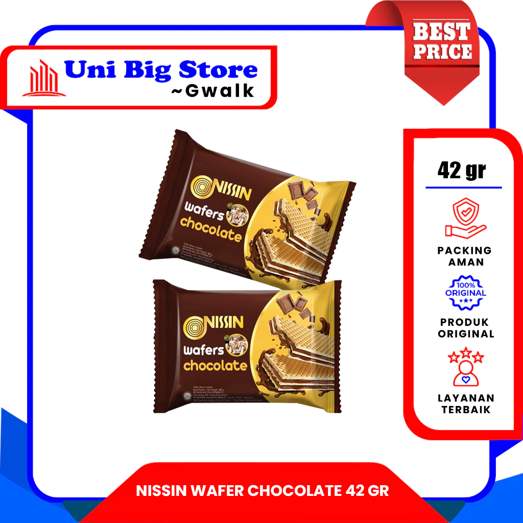 

NISSIN WAFER CHOCOLATE - 42 gr