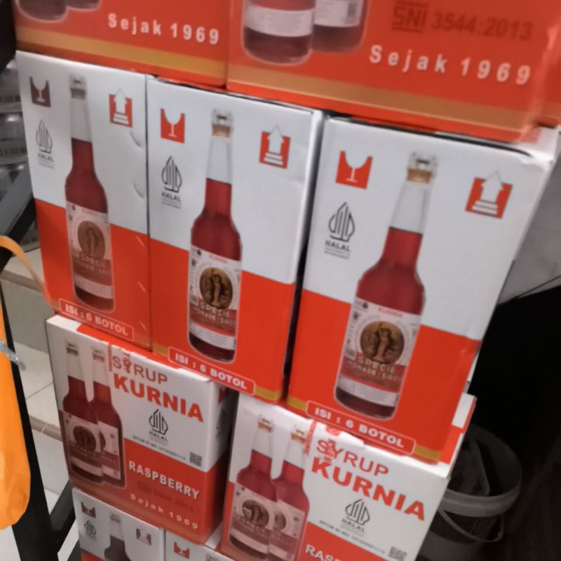 

Sirup Kurnia Raspberry kotak, Kurni Kotak isi 6