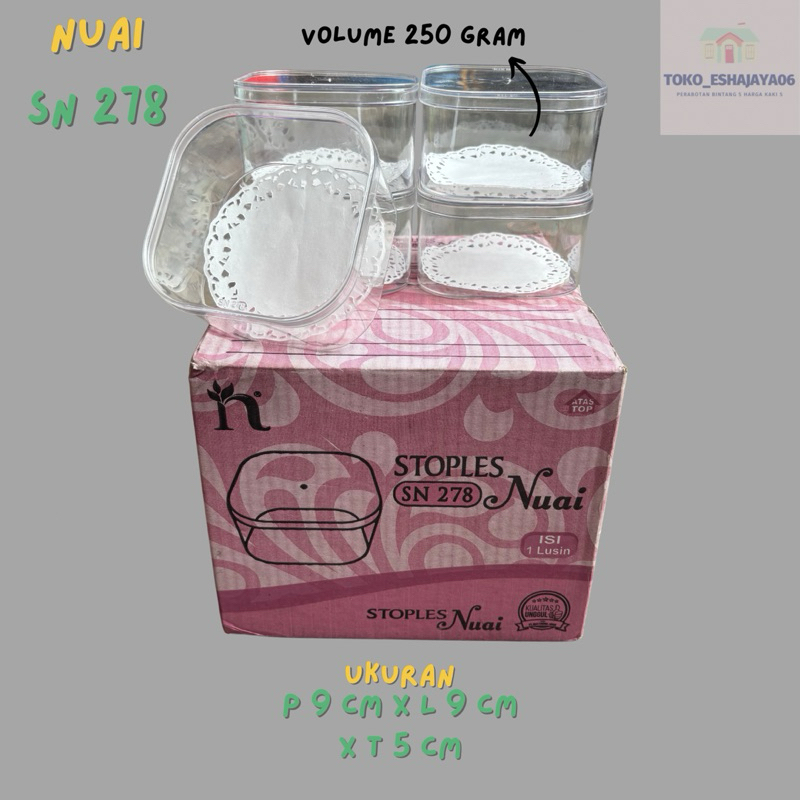 SALE!! TOPLES KUE KERING KOTAK 200-250 Gram / TOPLES KUE MURAH NUAI SN 278