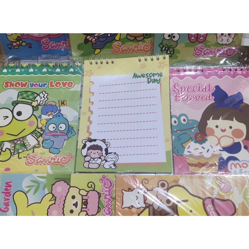 

BUKU MEMO SPIRAL JUMBO 13 X 17 CM BUKU MAINAN NOTEPAD ANAK