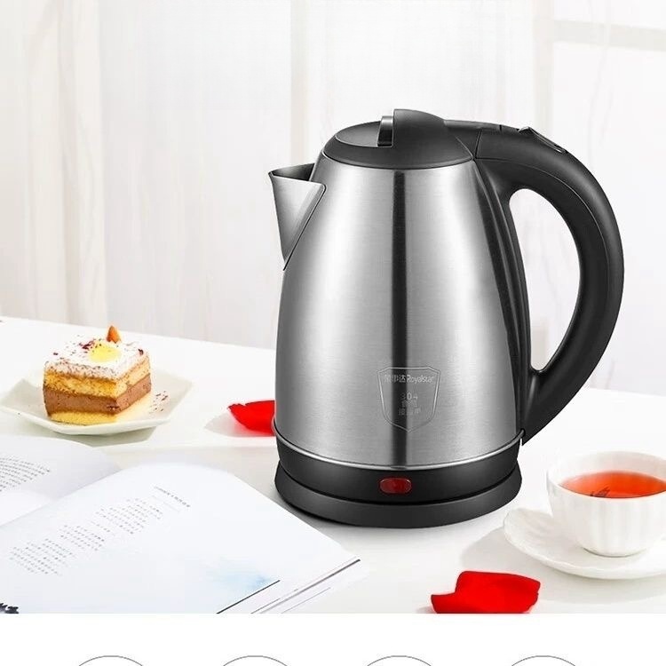 Teko Listrik 2 Liter /Full Stainless Steel Pemanas Air Electric Kettle Ketel Besar Otomatis 500 Watt