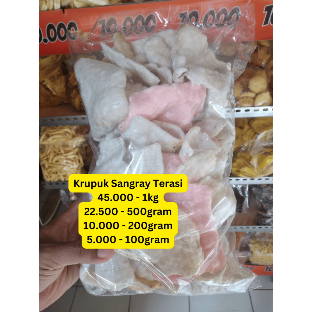 

Kerupuk Aci Sangrai Terasi - Camilan Ngonah Snacks