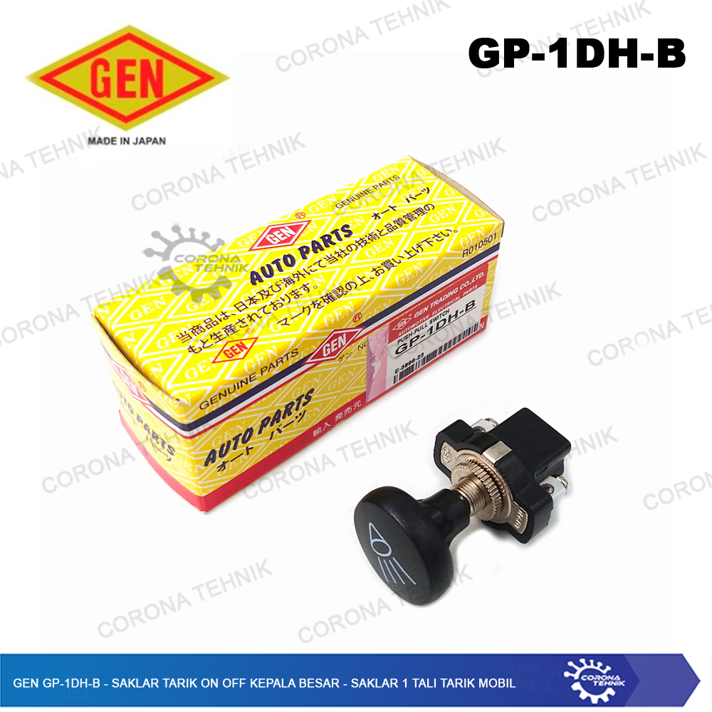 Saklar Tarik On Off Kepala Besar - Saklar 1 Tali Tarik Mobil - Gen GP-1DH-B