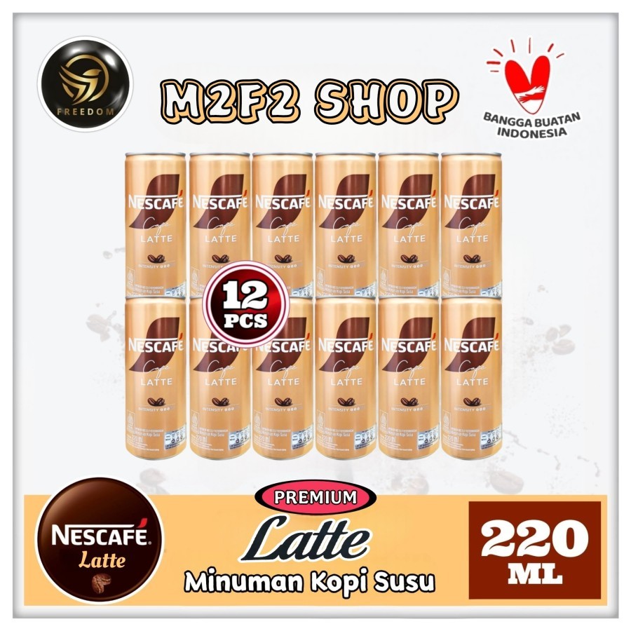 

Nescafe Coffee Premium Latte Can | Kopi Kaleng - 220 ml (Kemasan 12 Pcs)