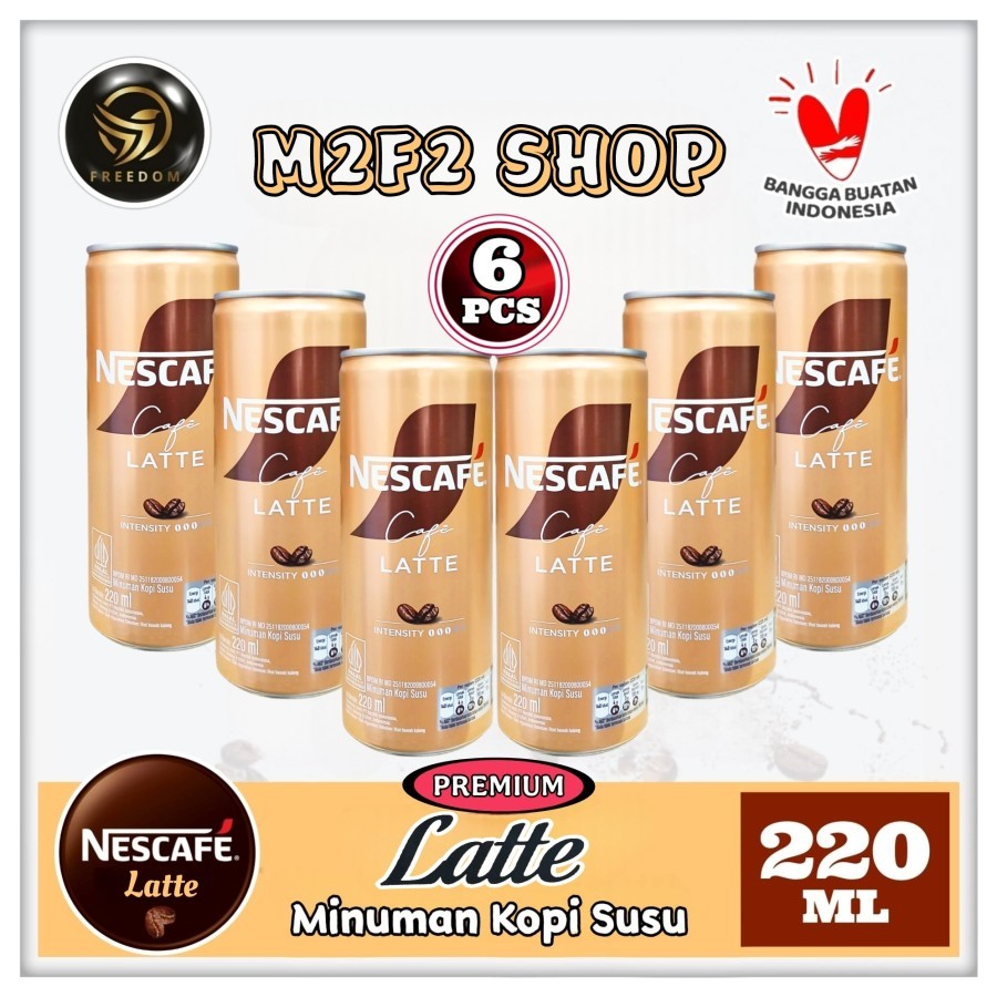 

Nescafe Coffee Premium Latte Can | Kopi Kaleng - 220 ml (Kemasan 6 Pcs)