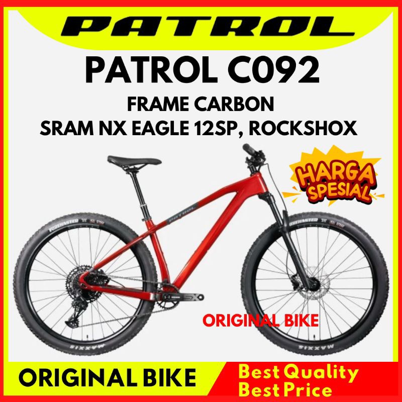 Patrol C092 2022 Carbon Sepeda MTB Patrol C092 New