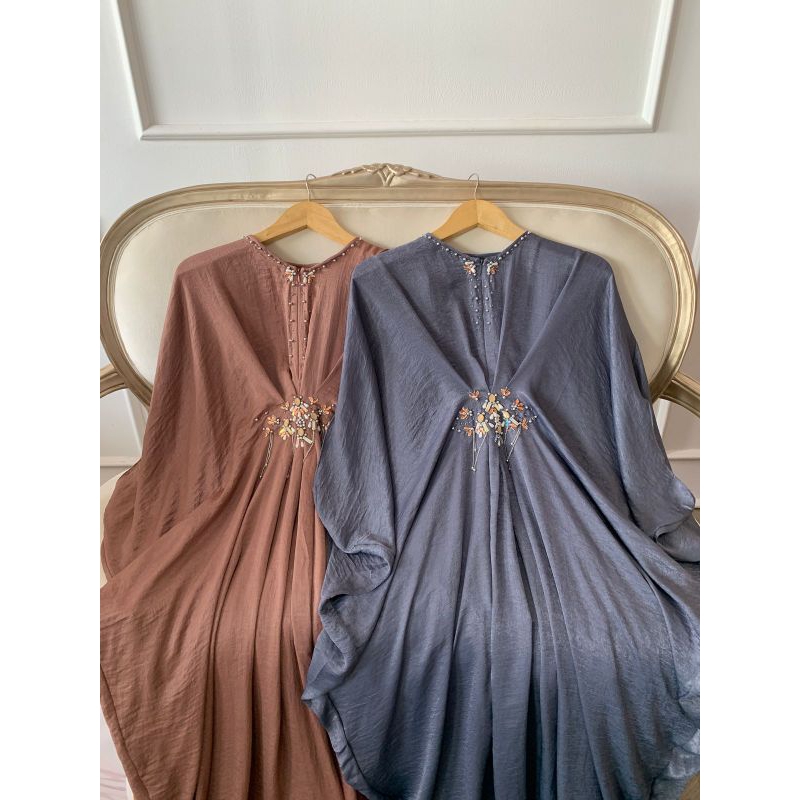 MIREYA KAFTAN / Kaftan Santorini Premium / Kaftan Luxury / Kaftan Payet Mewah / Kafta Raya / Kaftan 
