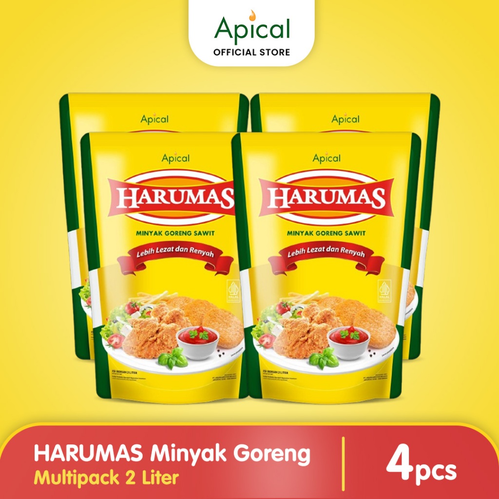 

HARUMAS Minyak Goreng Standing Pouch 2L - Multipack 4 pcs