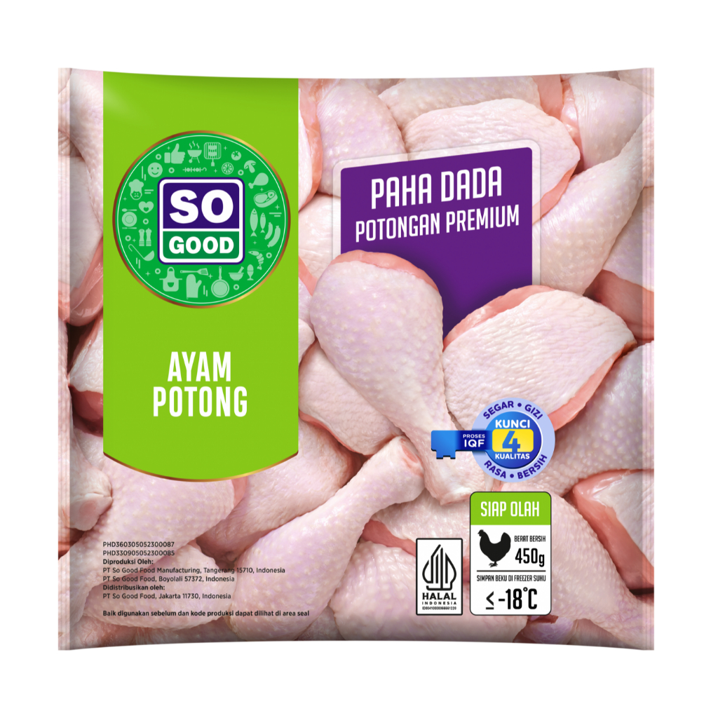 

So Good Paha & Dada Ayam Pack 450 gram