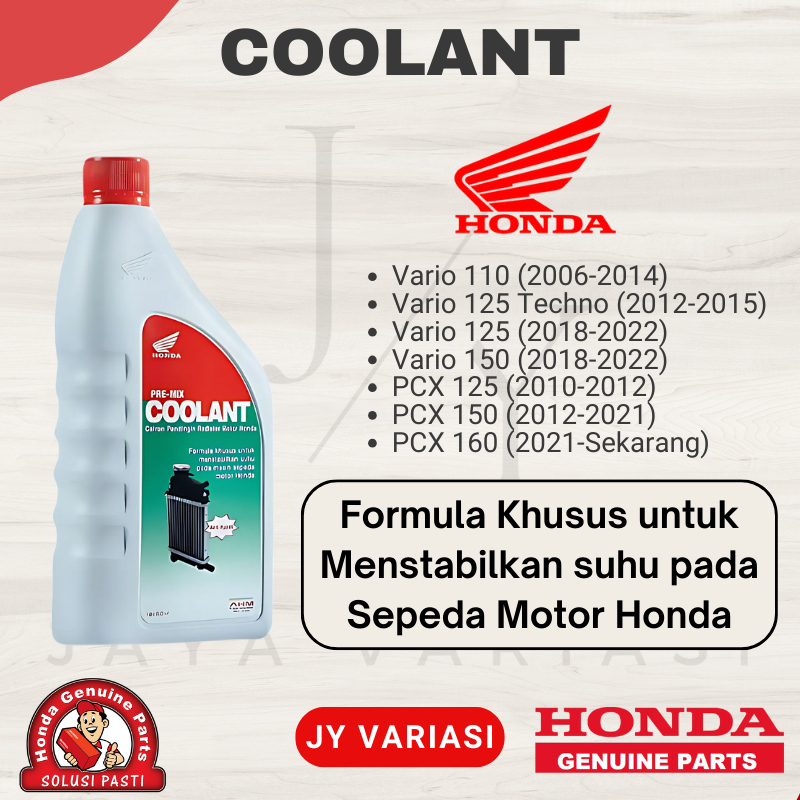 Air Radiator Cooler Pendingin Mesin AHM HONDA Coolant Motor PCX Vario - JY Variasi