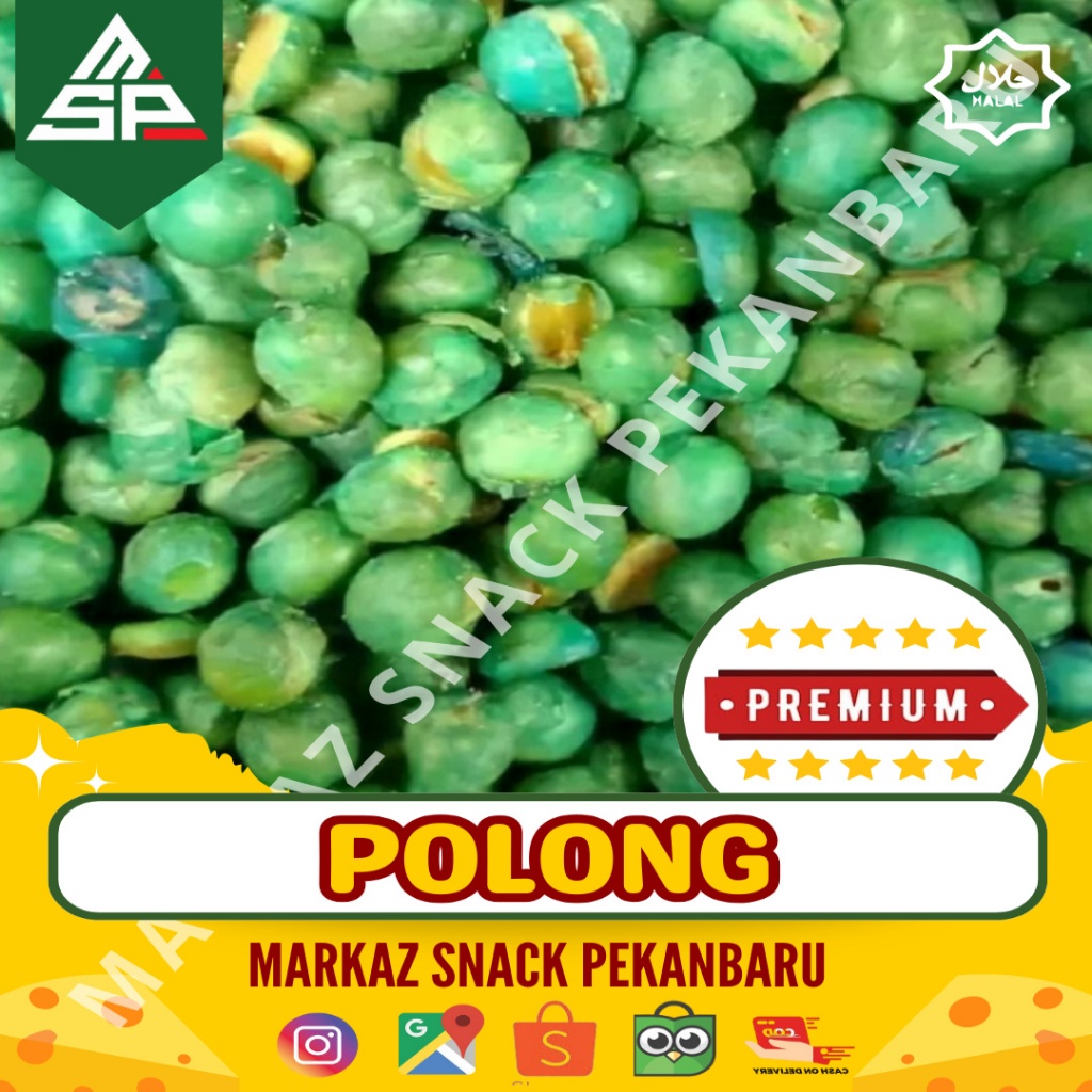 

Kacang Polong Ijo Original Murah & Premium [250 gr/500 gr/1 kg] - Snack/Kue Kering Lebaran - Cemilan Santai