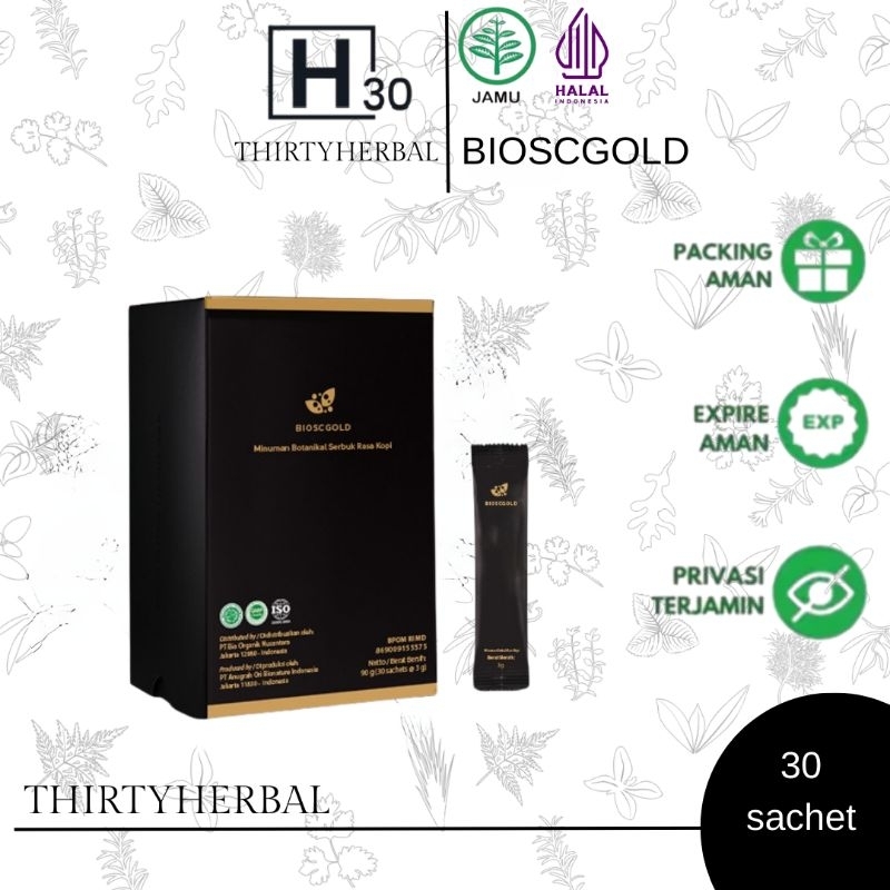 

Bioscgold Biogold BioScGold Minuman Botanikal Serbuk Rasa Kopi