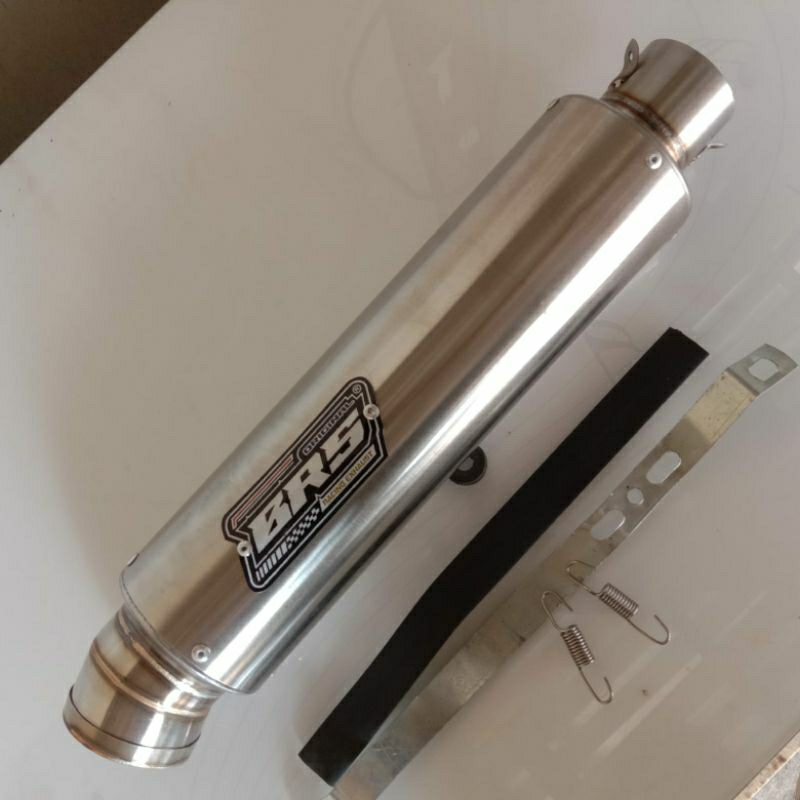 SLINCER KNALPOT BRS BULAT KOMPETISI (LOGO TIMBUL) SARANGAN FULL INLET 50