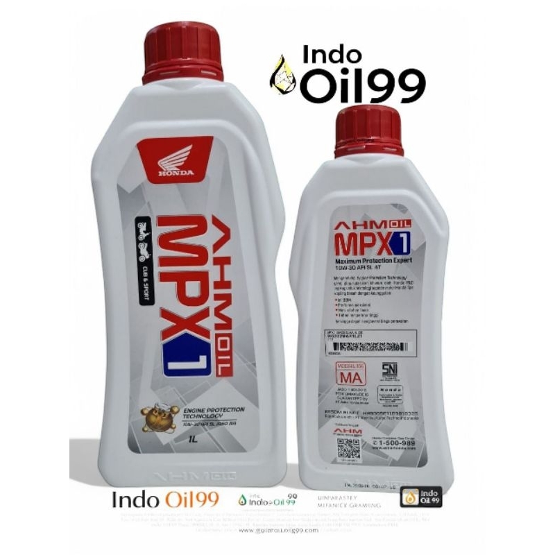 Oli Motor Bebek 4Tak Mpx 1 1Ltr