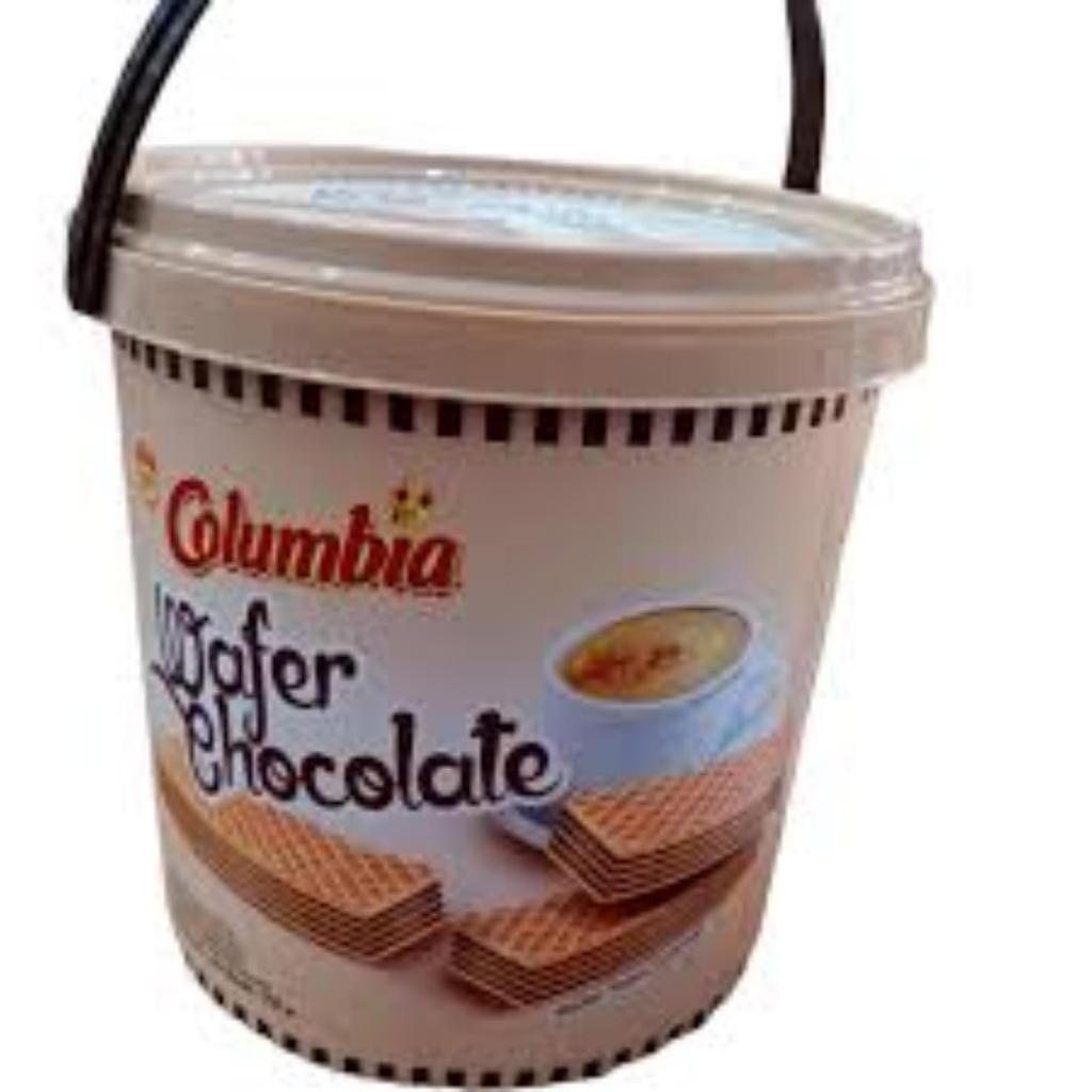 

Columbia Wafer Coklat Enak Murah Snack Lebaran Idul Fitri Parcel Cemilan Anak 250gr 500gr Kaleng