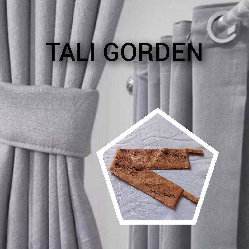 Tali ikatan gorden Tali kain gorden Tali tasel Tali pengikat gorden Tali gorden