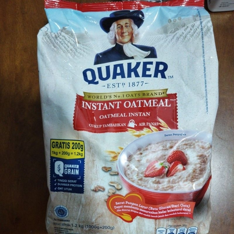 

Quaker Instant Oatmeal 1,2kg (1000g+200g)