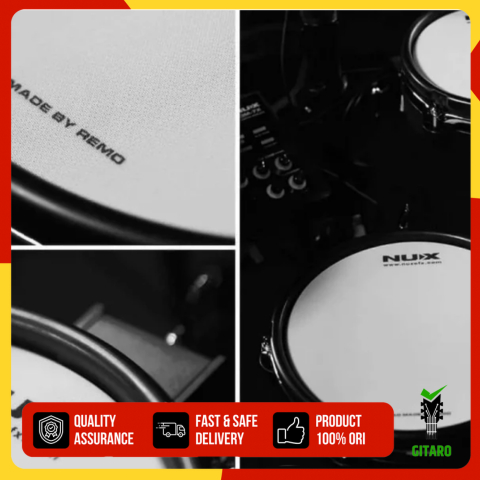 Snare Drum Pad NUX DM7 DM7X 10in Model Mesh kit for ALL Brand E Drum