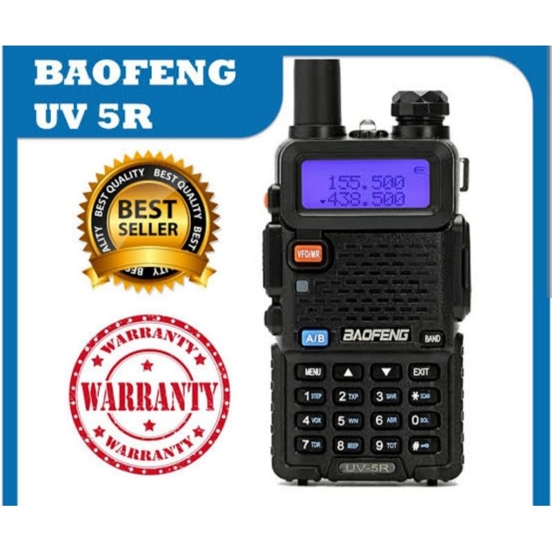 Walkie Talkie / Handy Talkie / HT UV5R / UV-5R talky baofeng Hitam