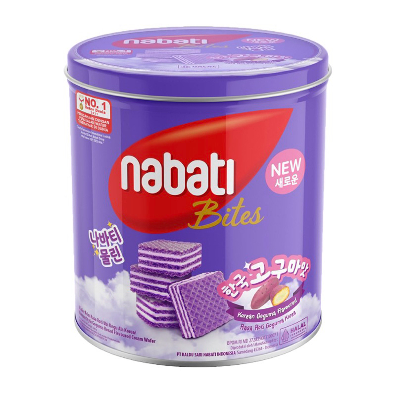 

NABATI WAFER 240 grm keju , pink lava , gomuma