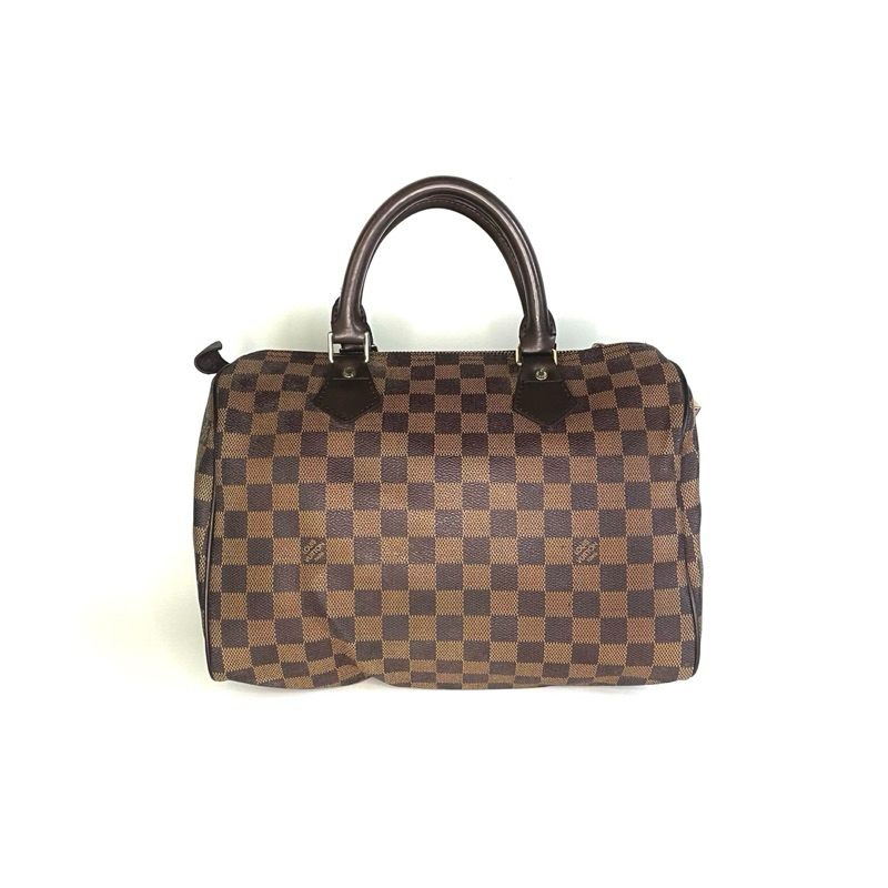 PRELOVED LV SPEEDY 30 DAMIER kondisi 90% - Tas lv speedy 30 damier second ori - lv speedy 30 bag pre
