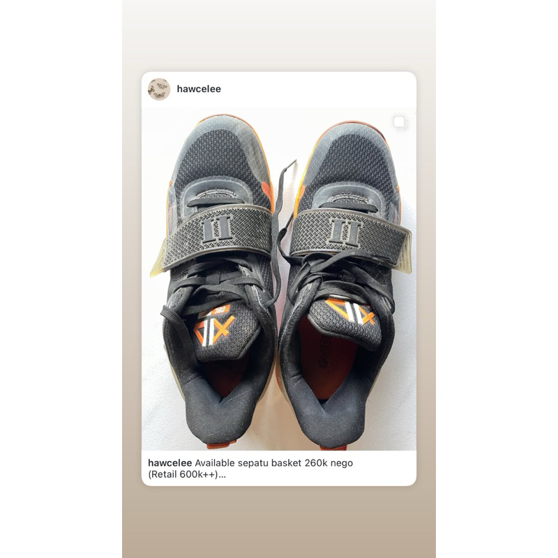 PRELOVED SEPATU BASKET DBL