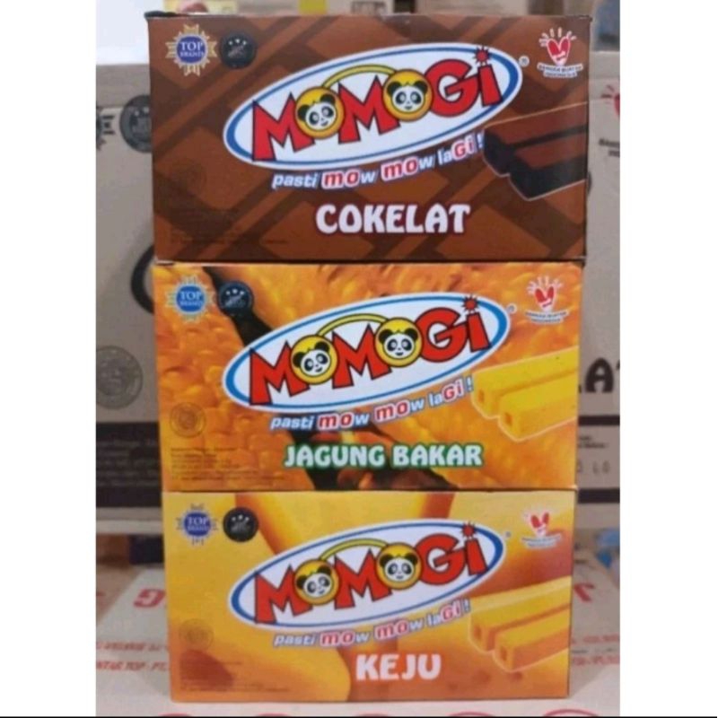 

MOMOGI STIK KOTAK KEJU / COKLAT / JAGUNG BAKAR ISI 20 PCS