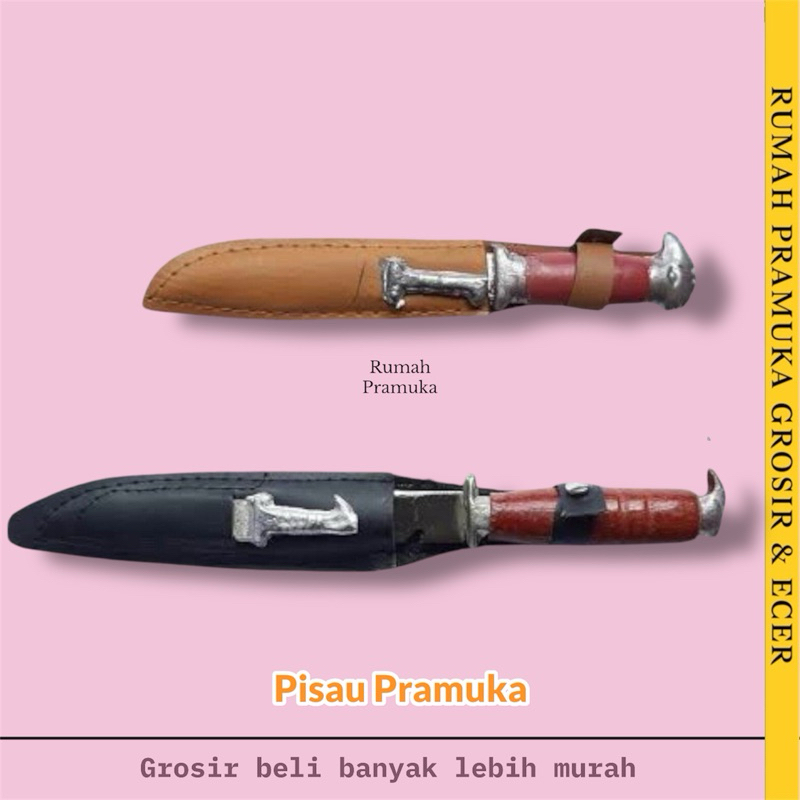 Bijian Belati pramuka - belati kecil - pisau pramuka - belati satpam - belati pisau kecil