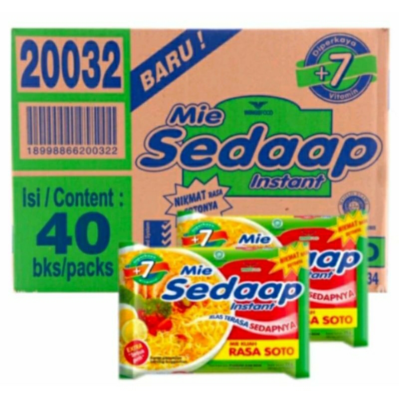 

mie sedap soto karton