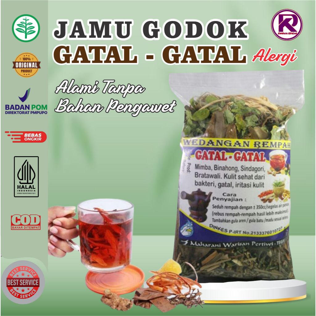 

Jamu Godoh Tradisional Untuk Gatal- Gatal Herbal Alami