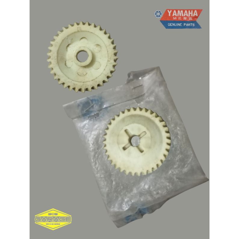 plastik gigi pompa oli yamaha l2g l2s l2sn yl2 yb100 nos original