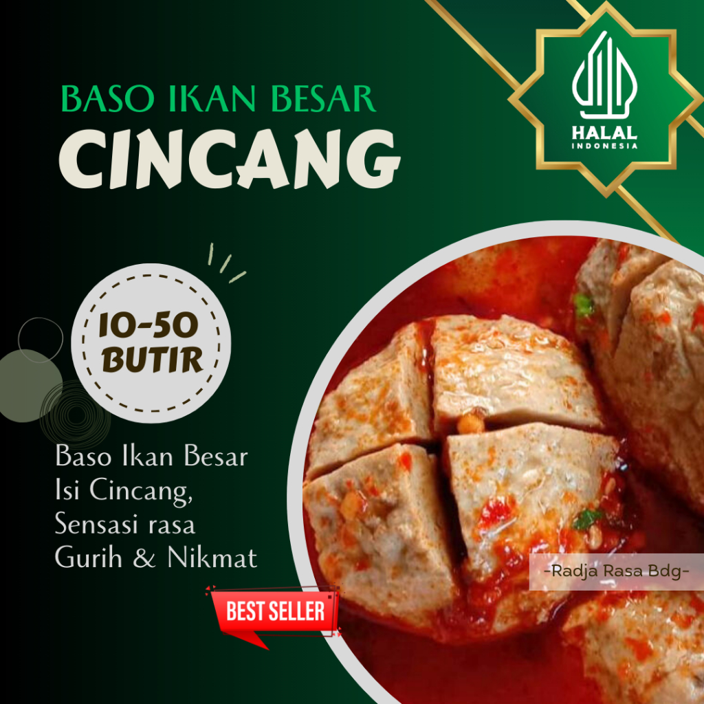 

Bakso Ikan Varian Besar Isi Cincang