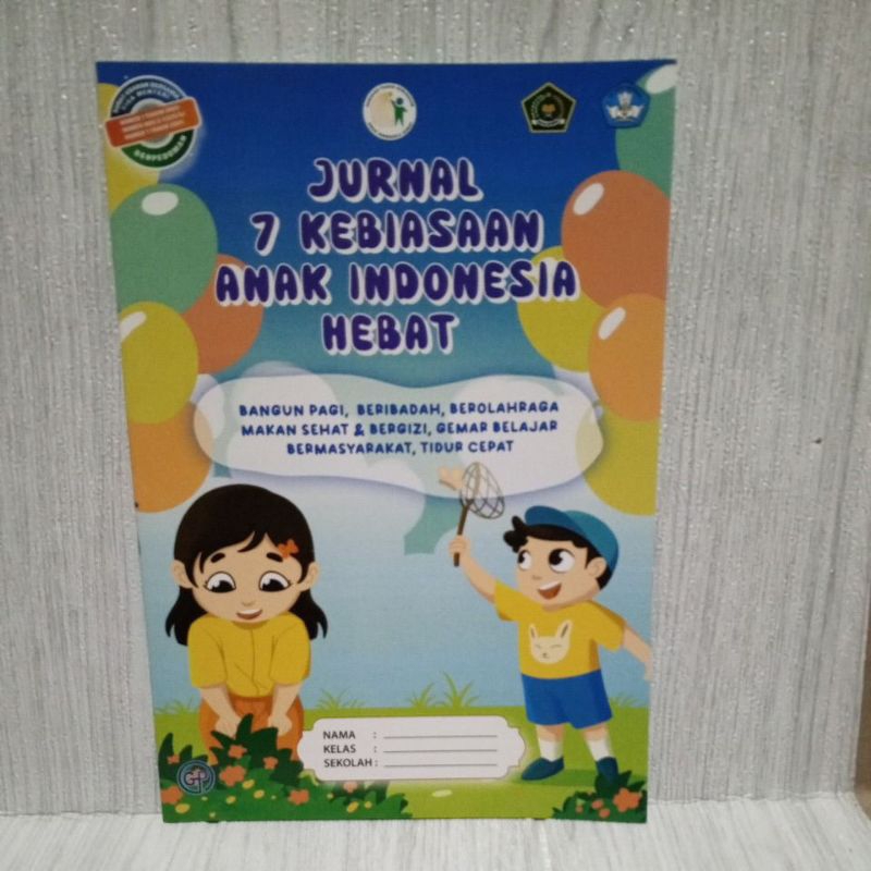 Jurnal 7 kebiasaan anak Indonesia hebat - warna Mukti grafika