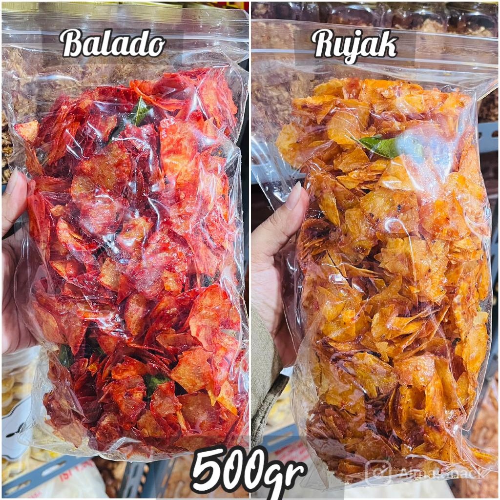 

keripik singkong bumbu rujak / bumbu balado 500 gram