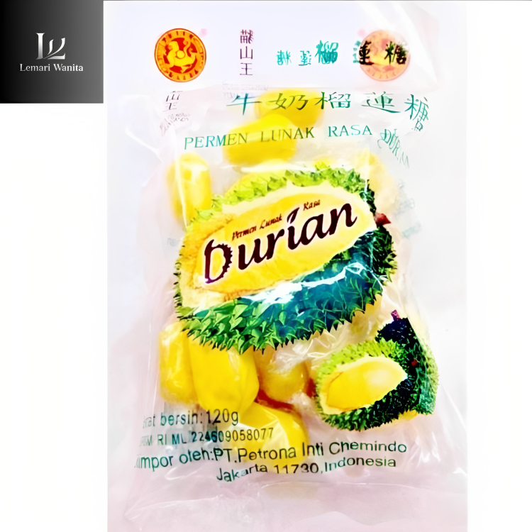 

Permen Lunak Rasa Duren / Musang King Candy / Permen Durian