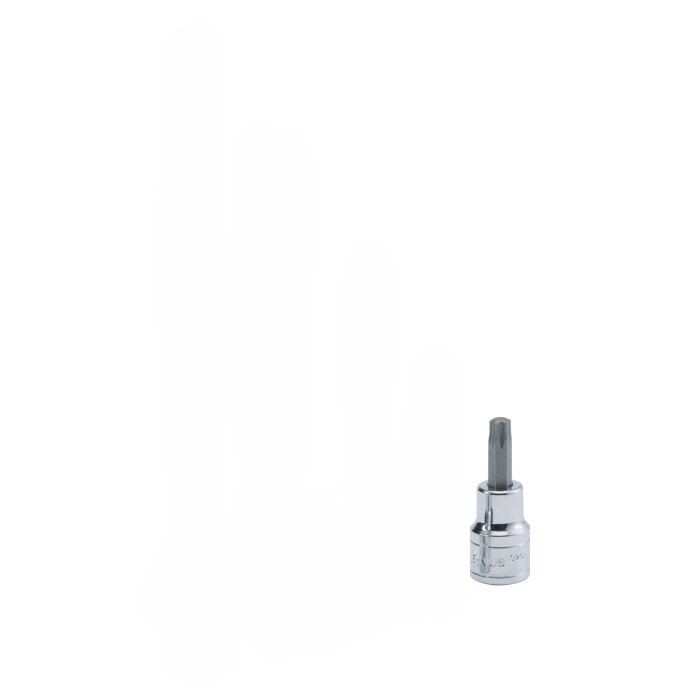 Genius Tools 1/4" dr. Torx Bit Socket T30 Star Bit Socket T30 Kunci Shock L Bintang T30