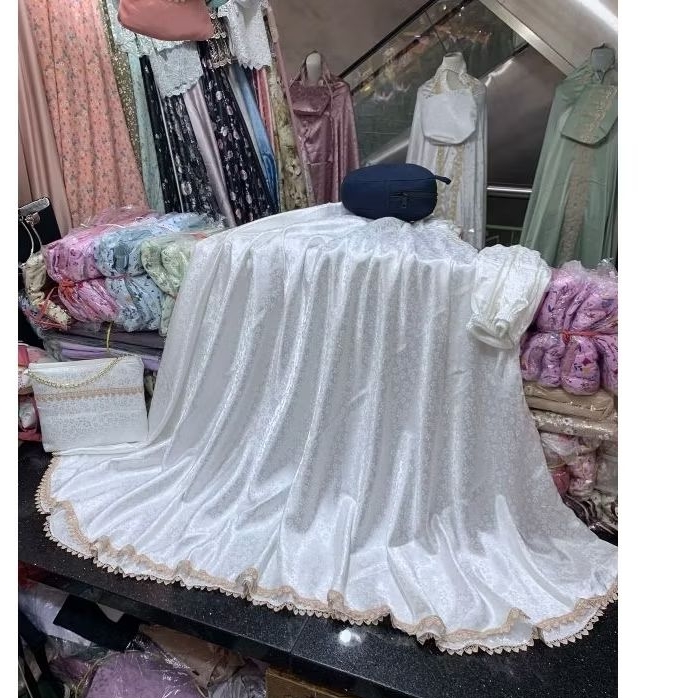 Mukena Daily/ Silk Embos Renda Kecil