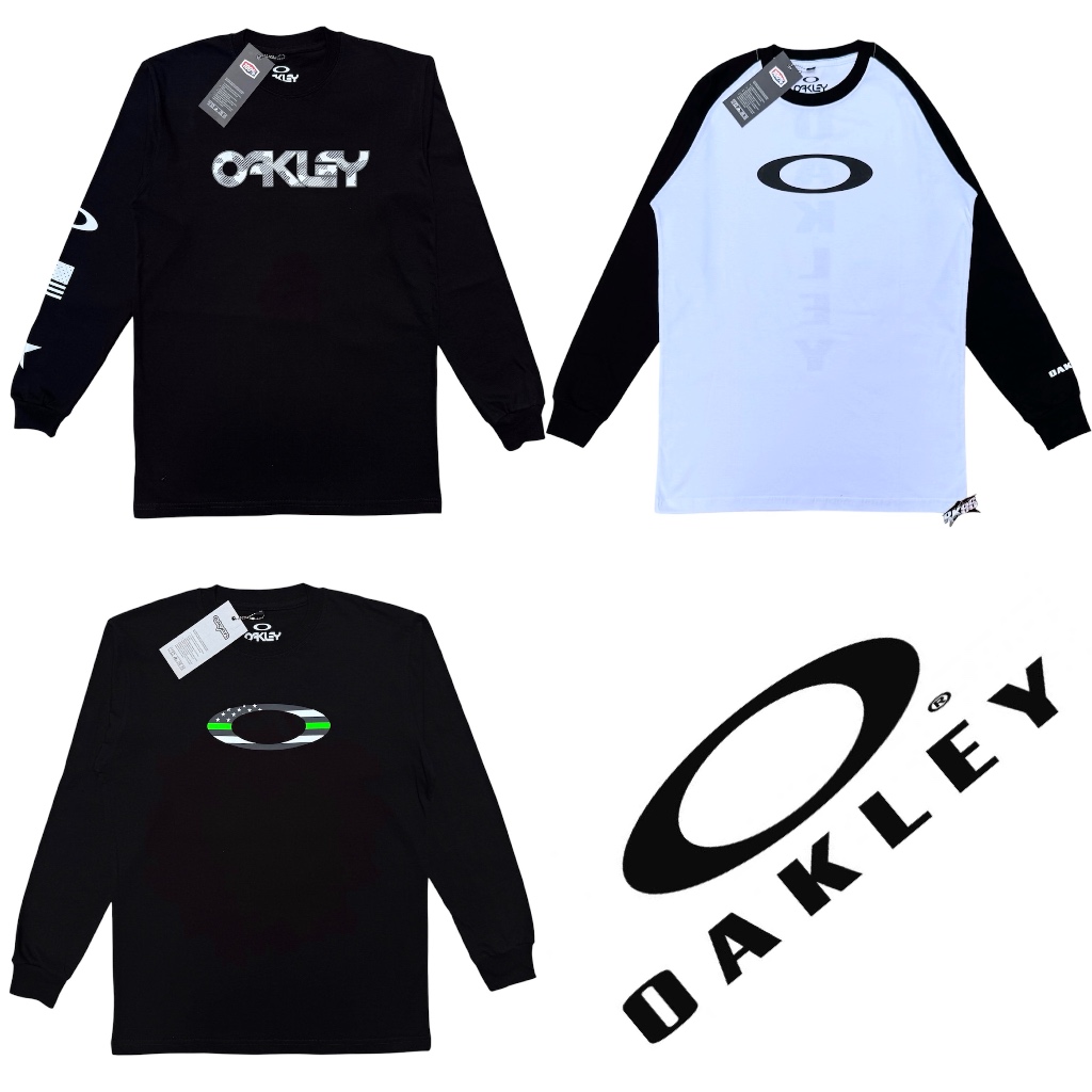 KAOS TSHIRT BAJU LENGAN PANJANG OAKLEY RACING SUPERCROSS MX MOTOCROSS TRAIL TRABAS