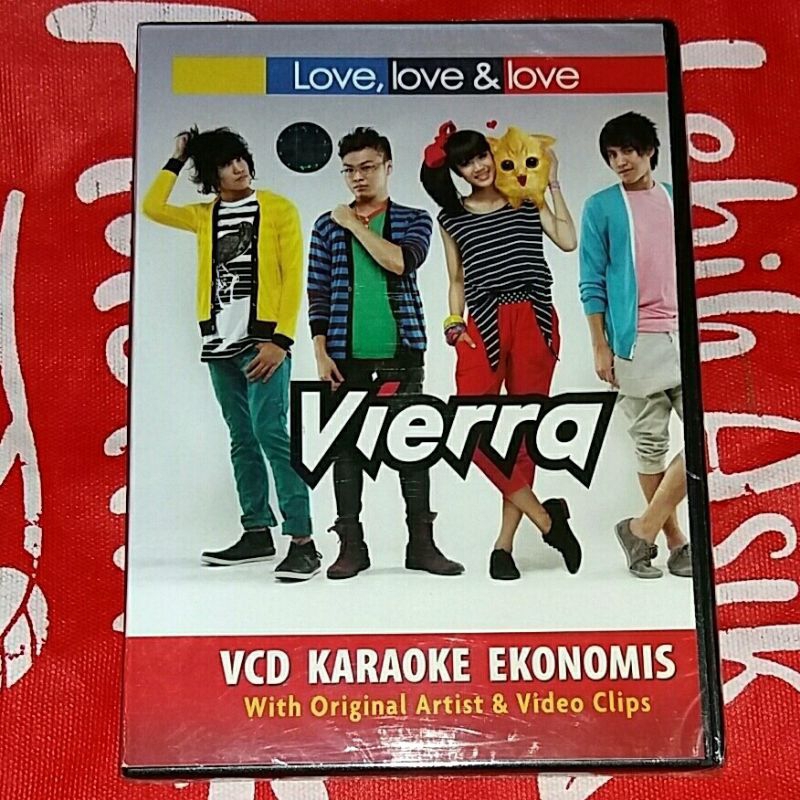 VCD Karaoke Vierra - Love Love & Love  . V CD ORIGINAL