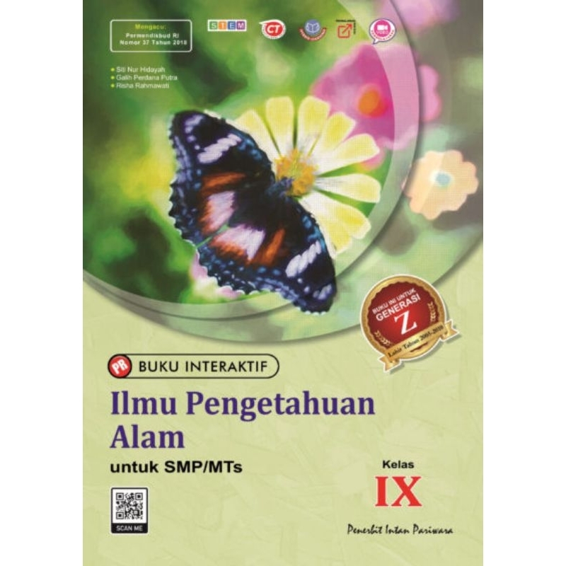 Buku PR Ilmu Pengetahuan Alama Kelas 9 SMP Buku Interaktif IPA Intan Pariwara