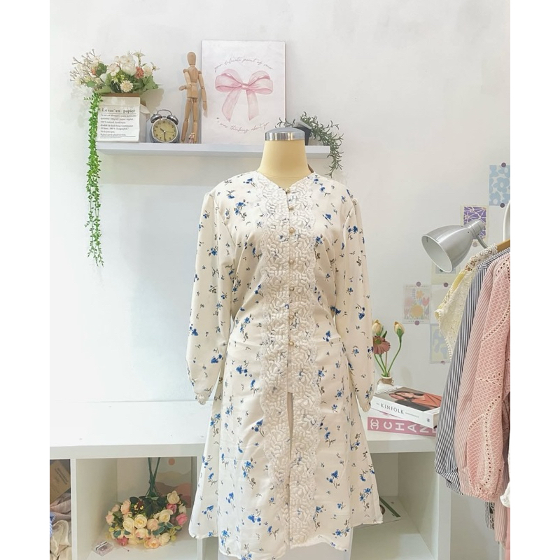 tunic|blouse tunik raya tunic wanita|tunik korea|tunik lebaran|tunik motif|tunik polos|tunik bunga b