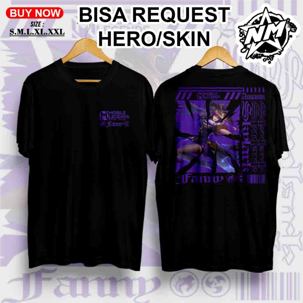 Kaos Fanny MLBB - Kaos Mobile Legend - Kaos Skin Skylark - Kaos custom - Kaos Terbaru 2025 - Kaos Mu