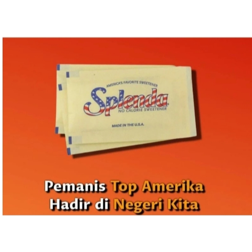 

splenda sweetener sachet(5 sachet+bonus 1) pemanis stevia Stevia Natural Sweetener