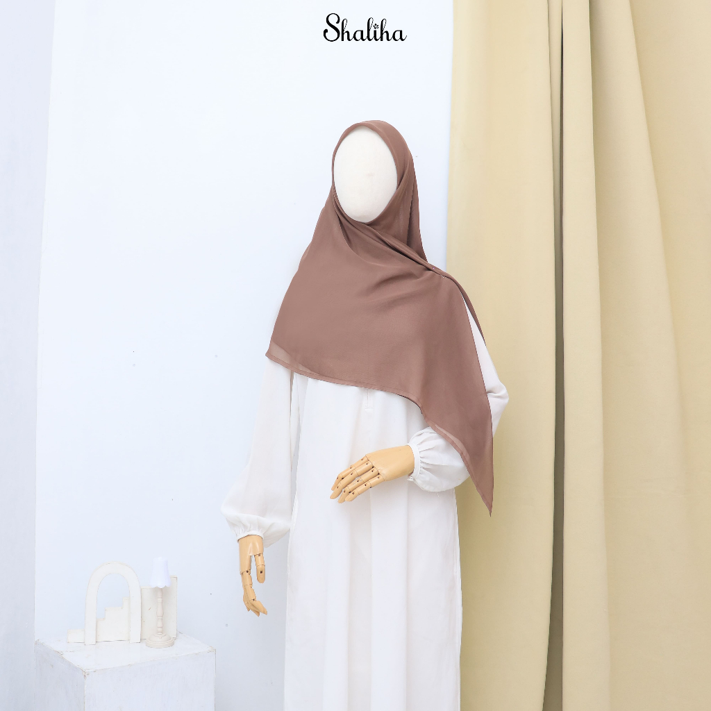 SHALIHA - Scraf Segiempat Paris Premium Anti Gerah/Segiempat Syari 120x120/Segiempat Paris Premium