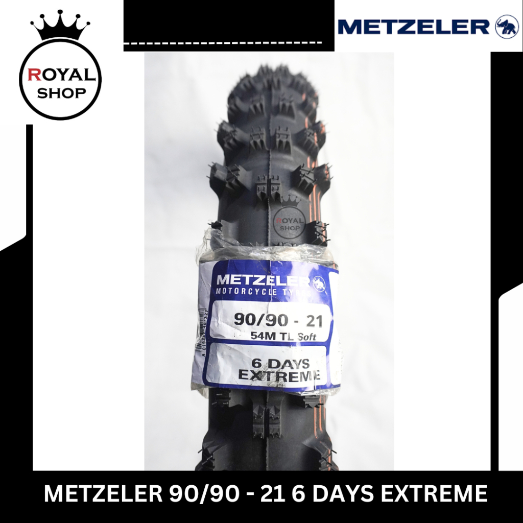 BAN MOTOR TRAIL IMPORT METZELLER 90/90-21 6 DAYS EXTREME SOFT RING 21