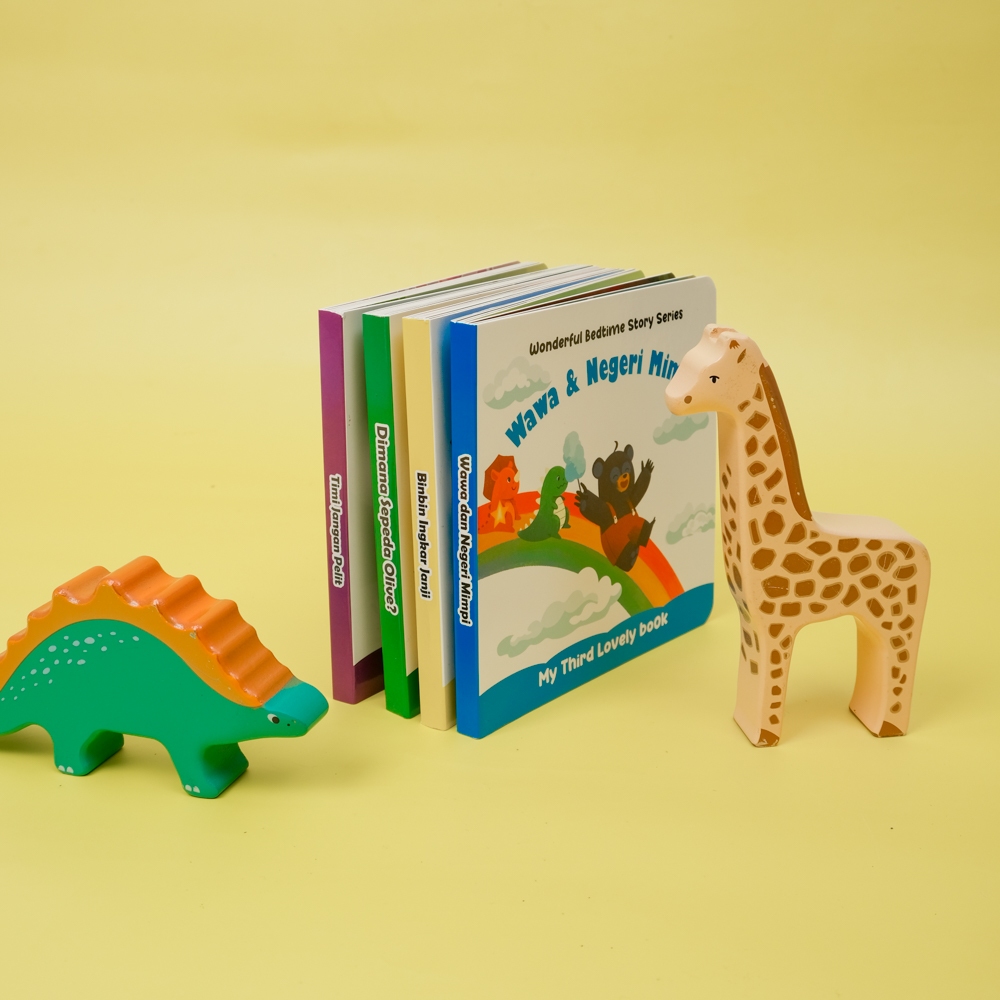 Buku Dongeng anak Balita bahan tebal / Board book dongeng anak / Buku cerita bergambar / Buku cerita