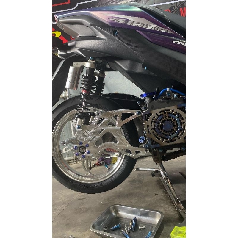 Swing ARM Shijiro Arm  Aerox New Aerox Connected Bahan Almunium CNC